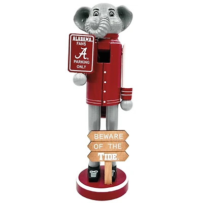 Alabama Crimson Tide 12" Beware Nutcracker