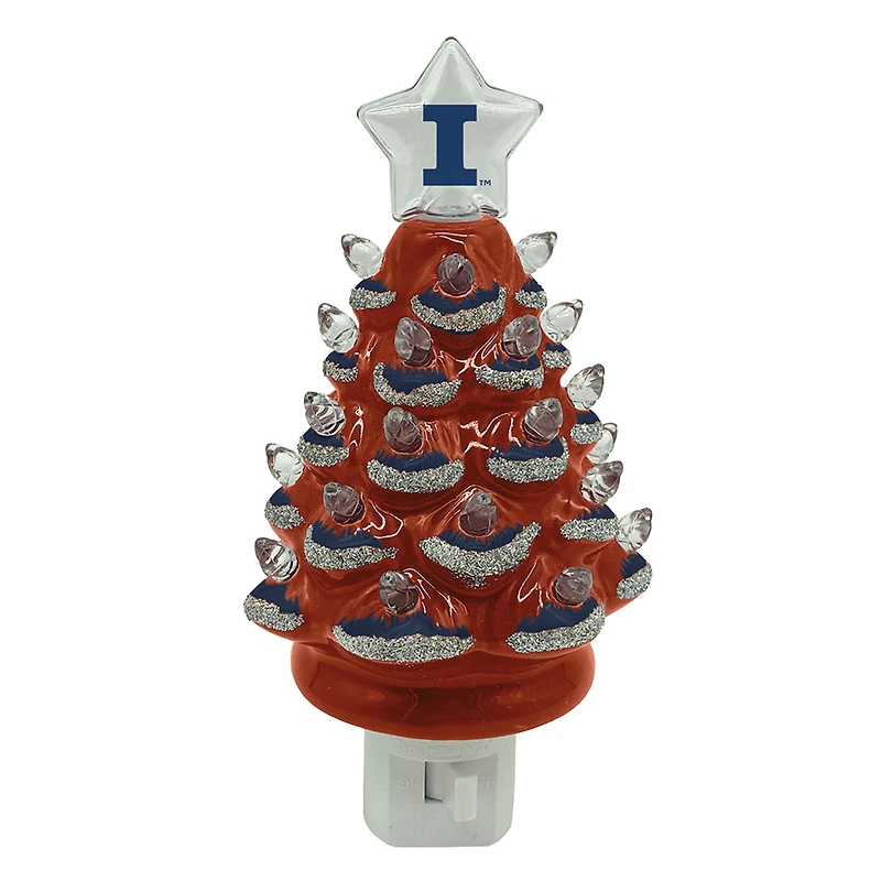 Illinois Fighting Illini 6.5" Tree Night Lite
