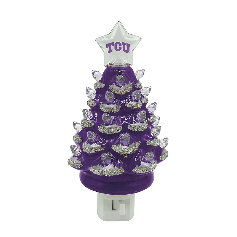 TCU Horned Frogs 6.5" Tree Night Lite