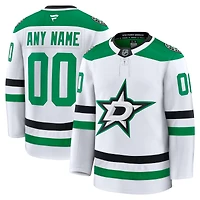 Men's Fanatics White Dallas Stars Away Premium Custom Jersey