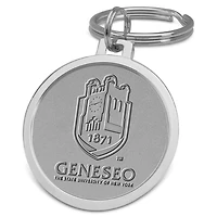 SUNY Geneseo Knights Silver Key Ring