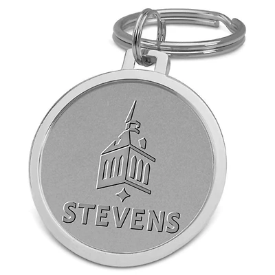 Stevens Institute of Technology Ducks Silver Key Ring