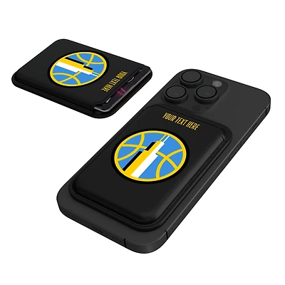 Keyscaper Chicago Sky Personalized Insignia Magnetic Credit Card Wallet