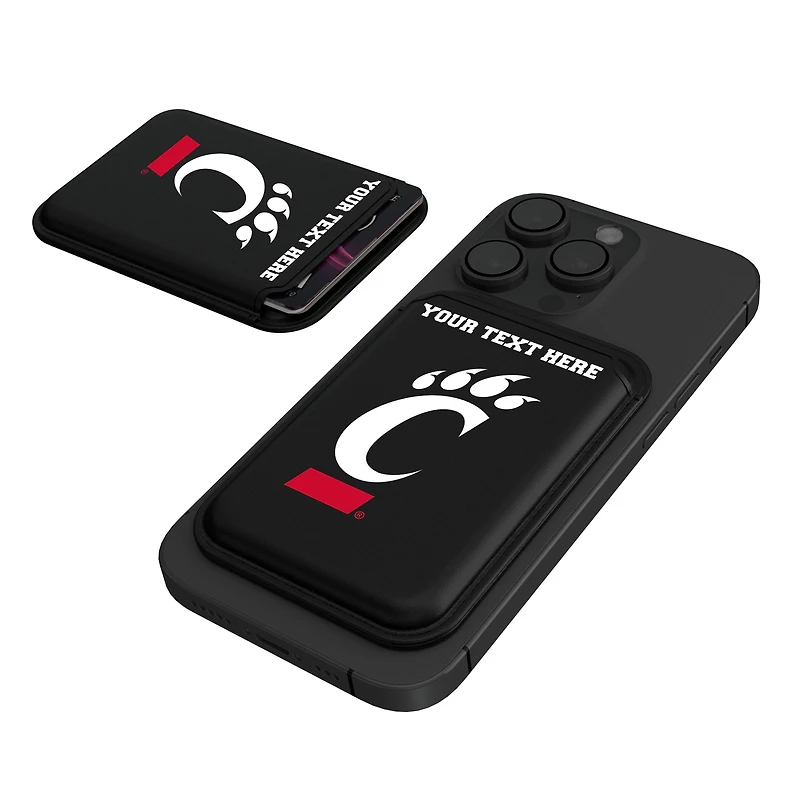 Keyscaper Cincinnati Bearcats Personalized Insignia Magnetic Credit Card Wallet