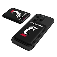 Keyscaper Cincinnati Bearcats Personalized Insignia Magnetic Credit Card Wallet