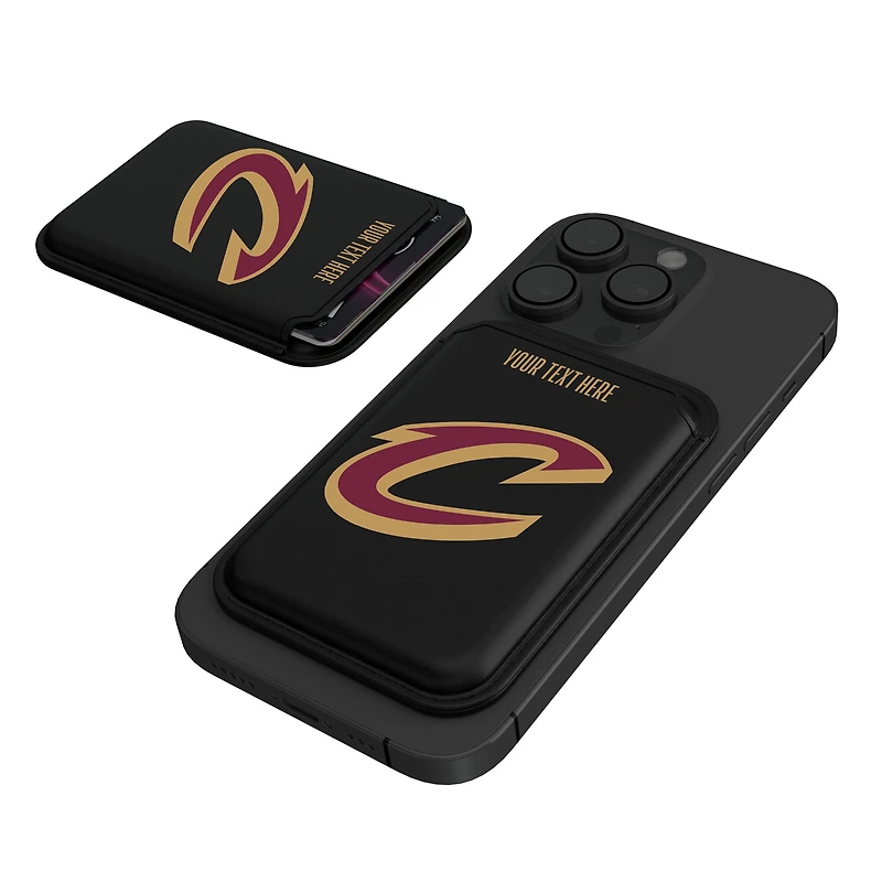 Keyscaper Cleveland Cavaliers Personalized Insignia Magnetic Credit Card Wallet