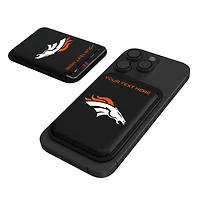 Keyscaper Denver Broncos Personalized Insignia Magnetic Credit Card Wallet