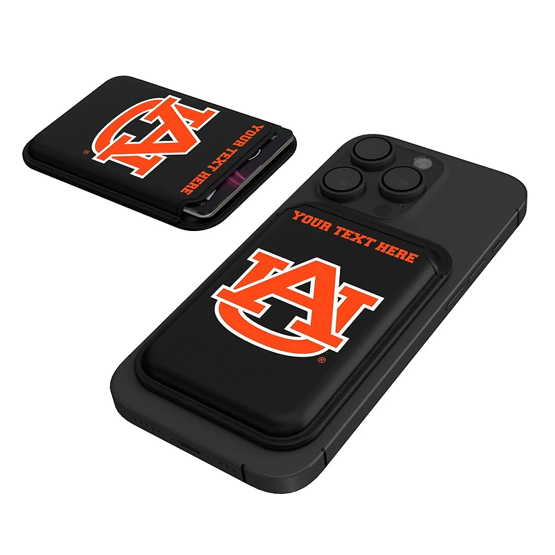 Keyscaper Auburn Tigers Personalized Insignia Magnetic Credit Card Wallet
