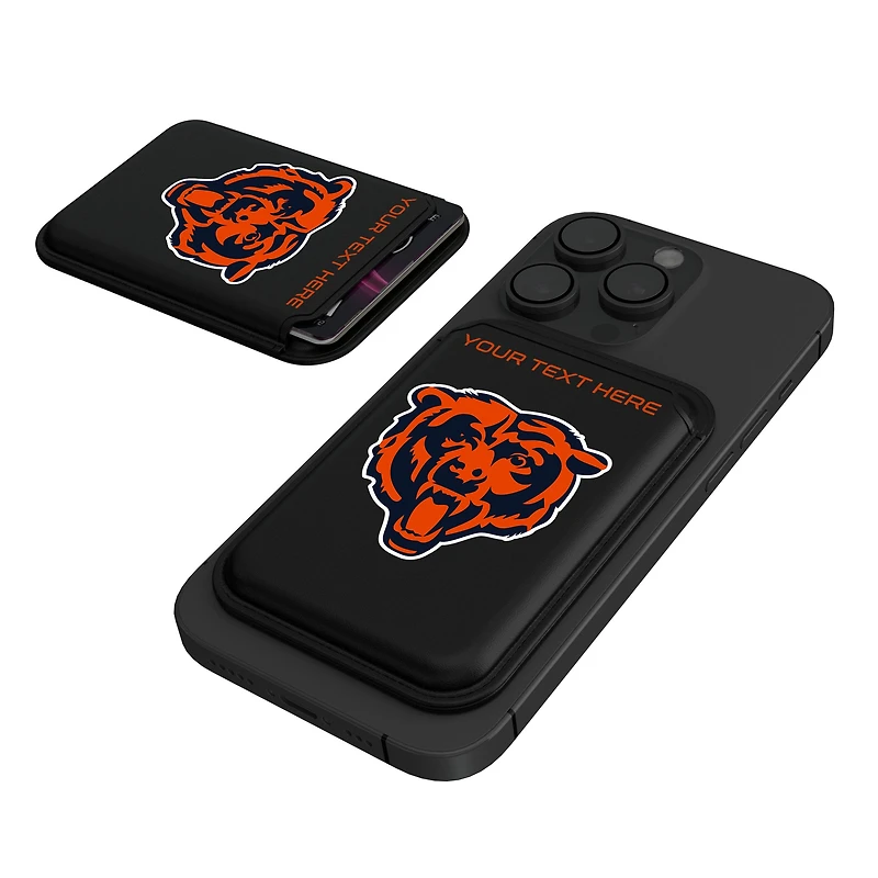 Keyscaper Chicago Bears Personalized Insignia Magnetic Credit Card Wallet