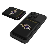 Keyscaper Baltimore Ravens Personalized Insignia Magnetic Credit Card Wallet