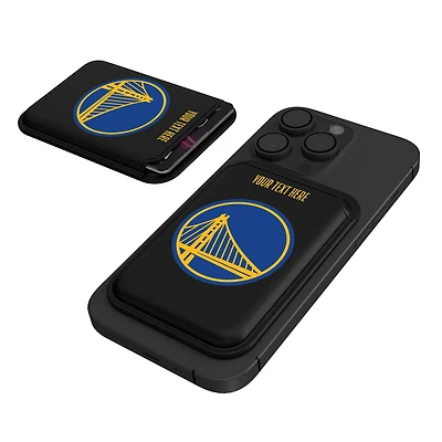 Keyscaper Golden State Warriors Personalized Insignia Magnetic Credit Card Wallet
