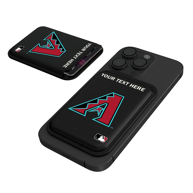 Keyscaper Arizona Diamondbacks Personalized Insignia Magnetic Credit Card Wallet