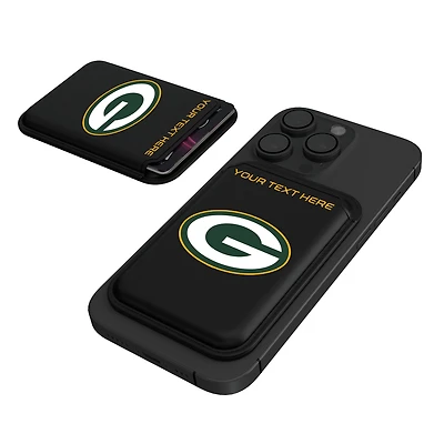 Keyscaper Green Bay Packers Personalized Insignia Magnetic Credit Card Wallet