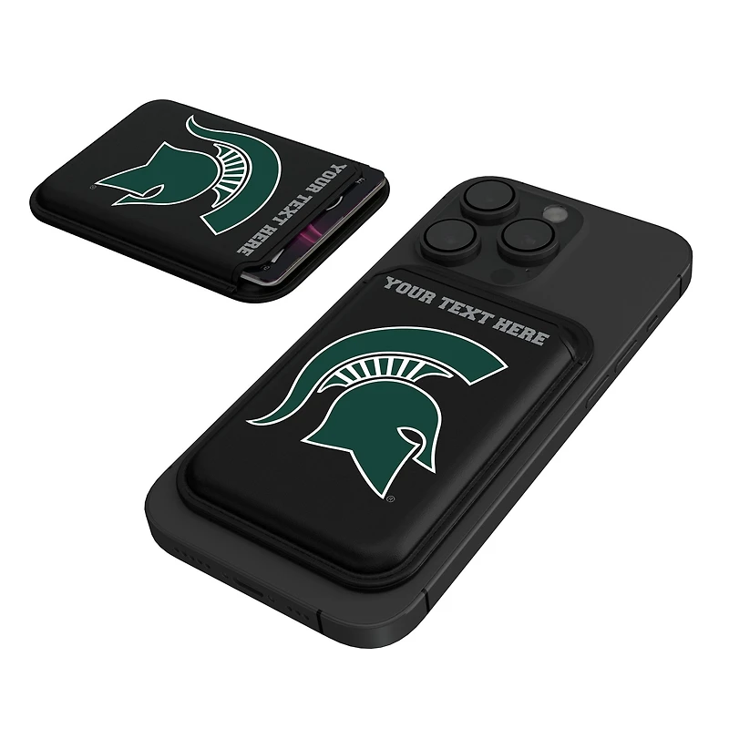 Keyscaper Michigan State Spartans Personalized Insignia Magnetic Credit Card Wallet