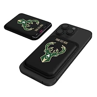 Keyscaper Milwaukee Bucks Personalized Insignia Magnetic Credit Card Wallet