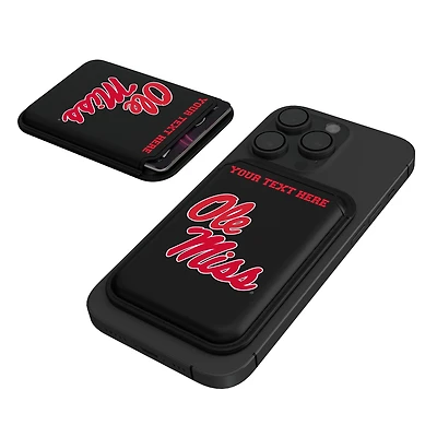 Keyscaper Ole Miss Rebels Personalized Insignia Magnetic Credit Card Wallet