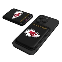 Keyscaper Kansas City Chiefs Personalized Insignia Magnetic Credit Card Wallet