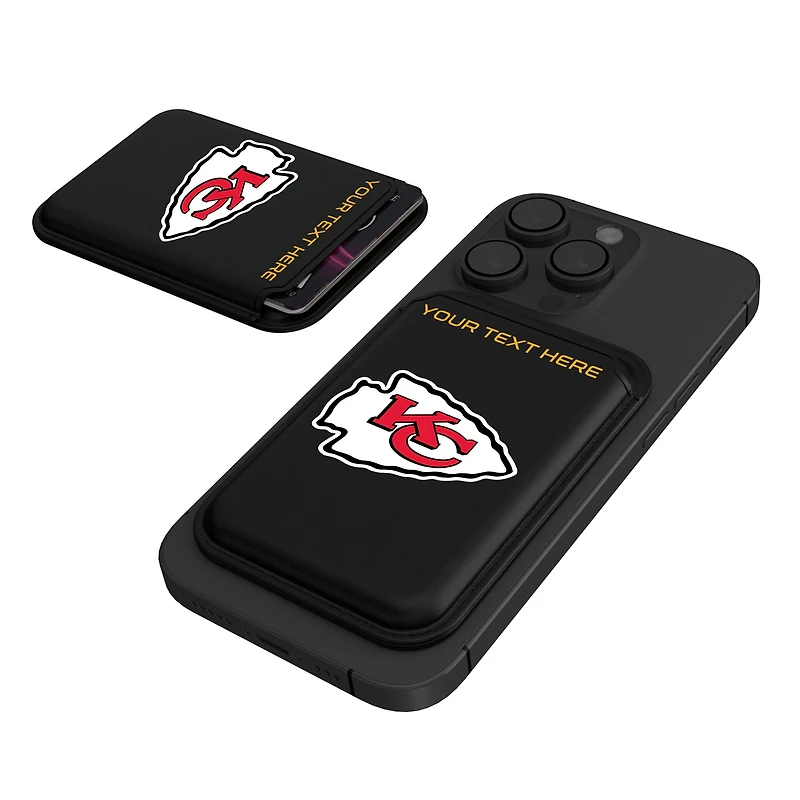 Keyscaper Kansas City Chiefs Personalized Insignia Magnetic Credit Card Wallet