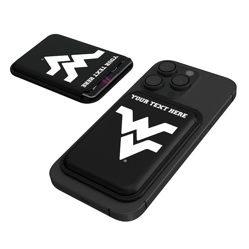 Keyscaper West Virginia Mountaineers Personalized Insignia Magnetic Credit Card Wallet
