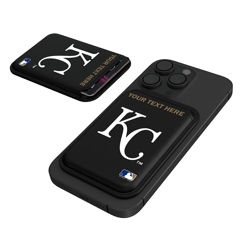 Keyscaper Kansas City Royals Personalized Insignia Magnetic Credit Card Wallet