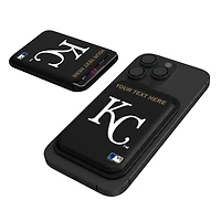 Keyscaper Kansas City Royals Personalized Insignia Magnetic Credit Card Wallet
