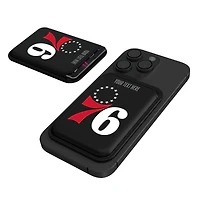 Keyscaper Philadelphia 76ers Personalized Insignia Magnetic Credit Card Wallet
