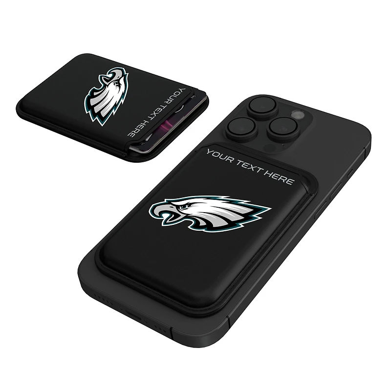 Keyscaper Philadelphia Eagles Personalized Insignia Magnetic Credit Card Wallet