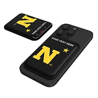 Keyscaper Navy Midshipmen Personalized Insignia Magnetic Credit Card Wallet