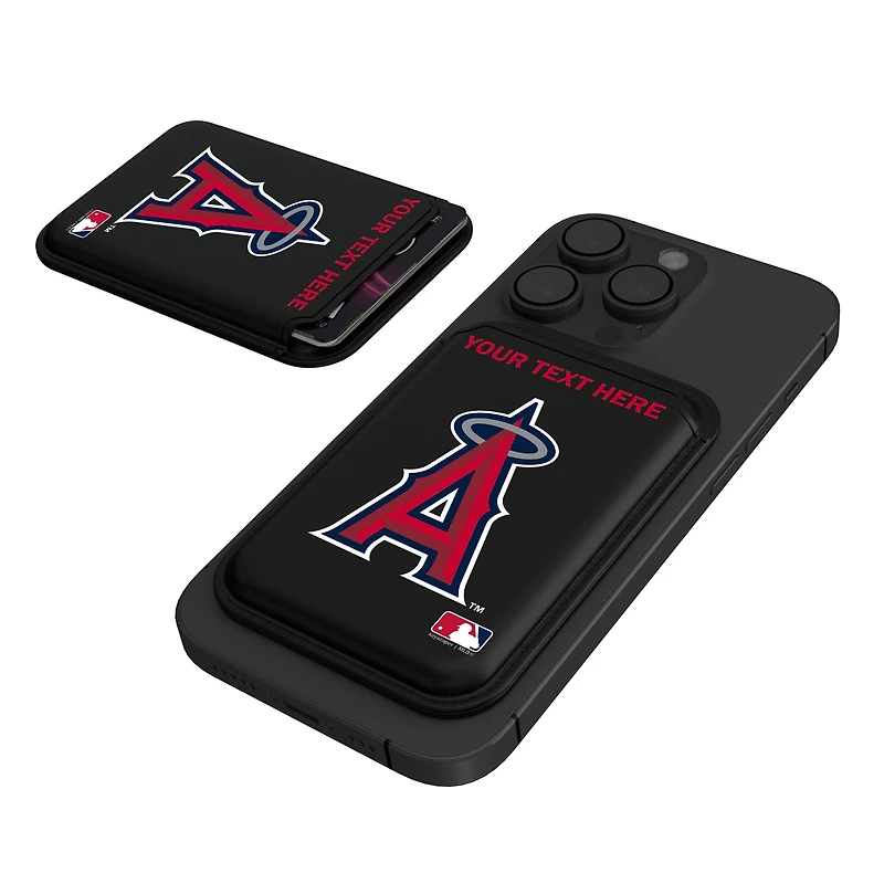 Keyscaper Los Angeles Angels Personalized Insignia Magnetic Credit Card Wallet