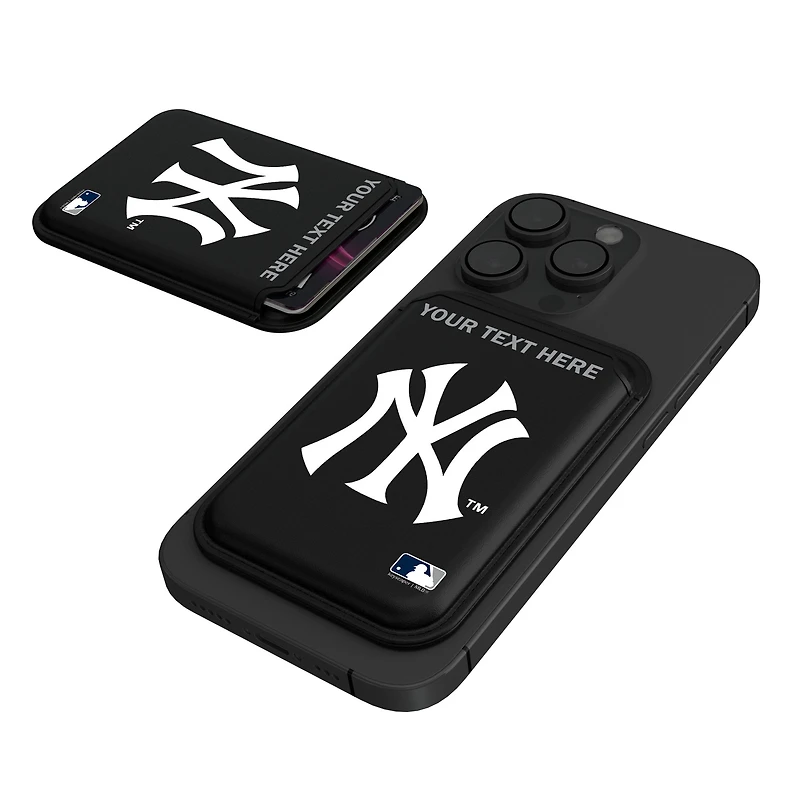 Keyscaper New York Yankees Personalized Insignia Magnetic Credit Card Wallet