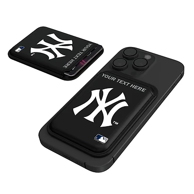 Keyscaper New York Yankees Personalized Insignia Magnetic Credit Card Wallet