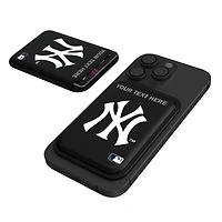 Keyscaper New York Yankees Personalized Insignia Magnetic Credit Card Wallet
