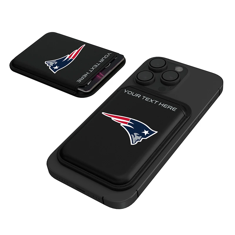 Keyscaper New England Patriots Personalized Insignia Magnetic Credit Card Wallet