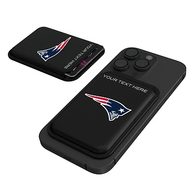 Keyscaper New England Patriots Personalized Insignia Magnetic Credit Card Wallet