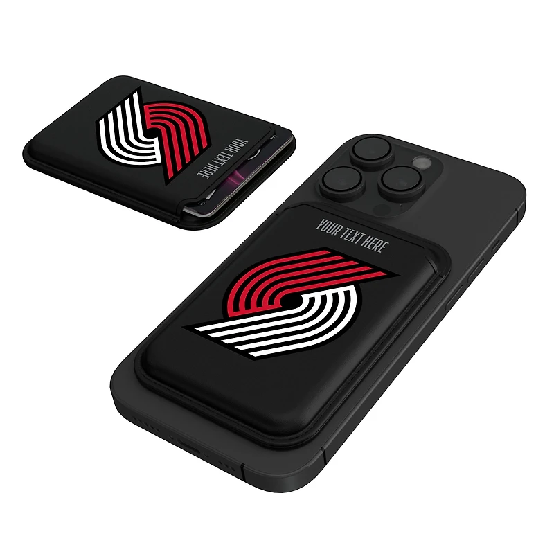 Keyscaper Portland Trail Blazers Personalized Insignia Magnetic Credit Card Wallet
