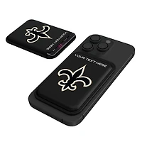 Keyscaper New Orleans Saints Personalized Insignia Magnetic Credit Card Wallet