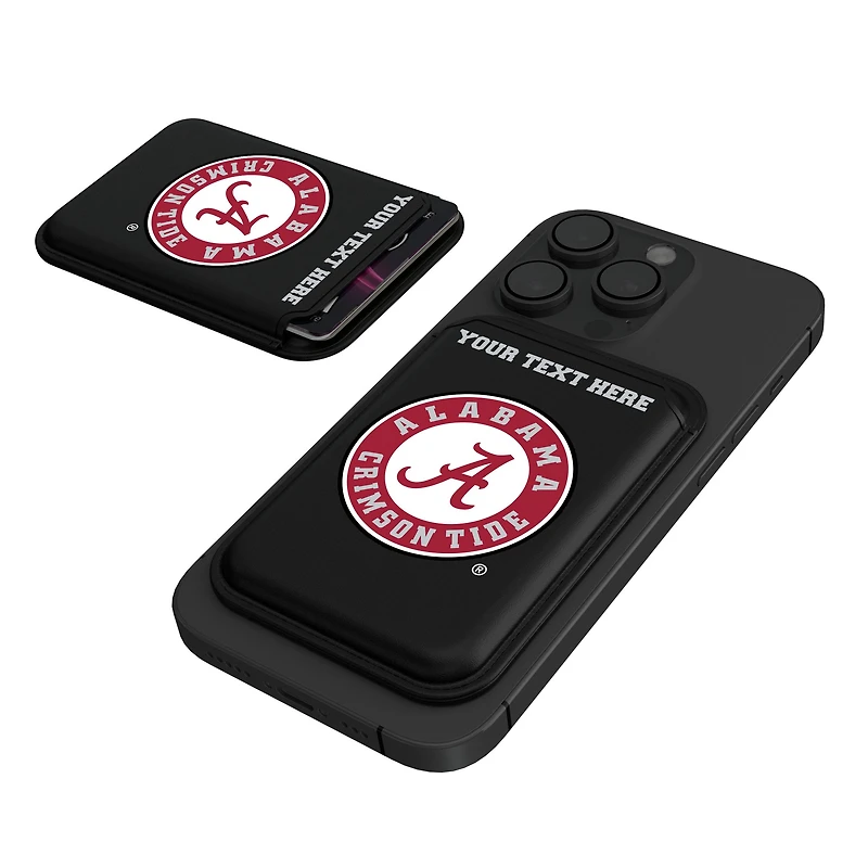 Keyscaper Alabama Crimson Tide Personalized Insignia Magnetic Credit Card Wallet