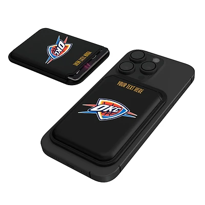 Keyscaper Oklahoma City Thunder Personalized Insignia Magnetic Credit Card Wallet