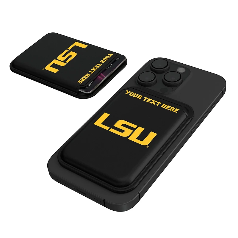 Keyscaper LSU Tigers Personalized Insignia Magnetic Credit Card Wallet