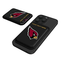 Keyscaper Arizona Cardinals Personalized Insignia Magnetic Credit Card Wallet