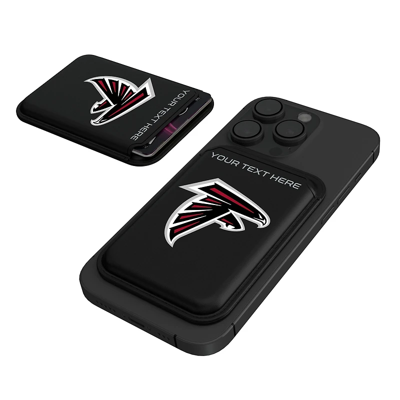 Keyscaper Atlanta Falcons Personalized Insignia Magnetic Credit Card Wallet