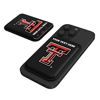 Keyscaper Texas Tech Red Raiders Personalized Insignia Magnetic Credit Card Wallet