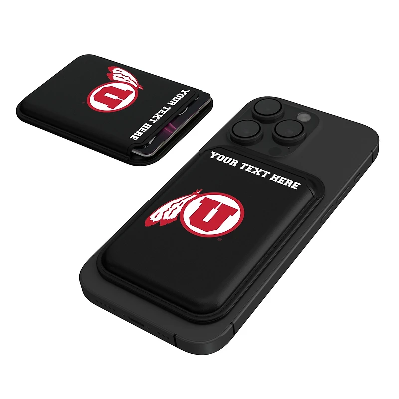Keyscaper Utah Utes Personalized Insignia Magnetic Credit Card Wallet