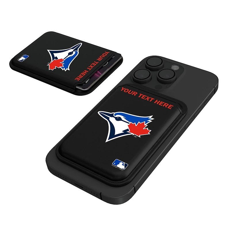 Keyscaper Toronto Blue Jays Personalized Insignia Magnetic Credit Card Wallet