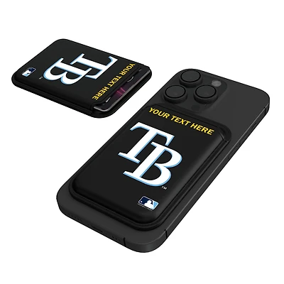 Keyscaper Tampa Bay Rays Personalized Insignia Magnetic Credit Card Wallet