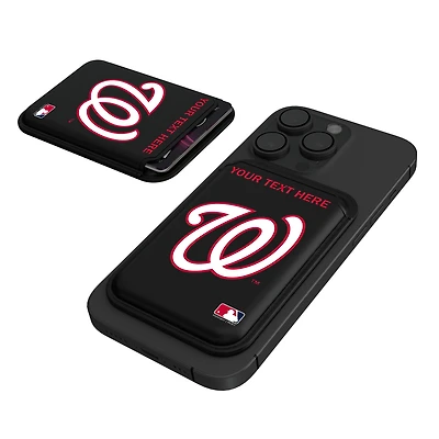 Keyscaper Washington Nationals Personalized Insignia Magnetic Credit Card Wallet