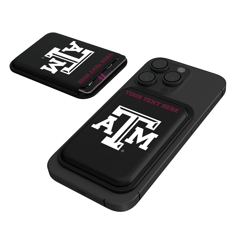 Keyscaper Texas A&M Aggies Personalized Insignia Magnetic Credit Card Wallet