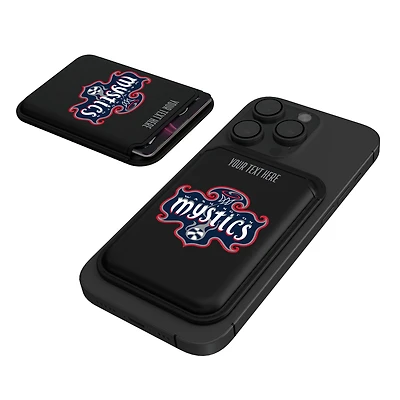 Keyscaper Washington Mystics Personalized Insignia Magnetic Credit Card Wallet