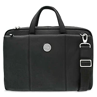 Silver Montana State Bobcats Leather Briefcase