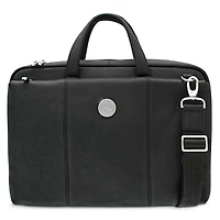 Silver Nevada Wolf Pack Leather Briefcase